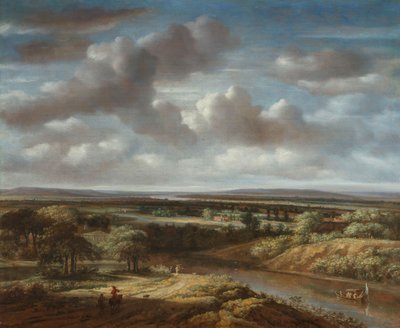 Krajobraz rzeczny autorstwa Phillips de Koninck