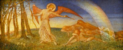 Przebudzenie autorstwa Phoebe Anna Traquair