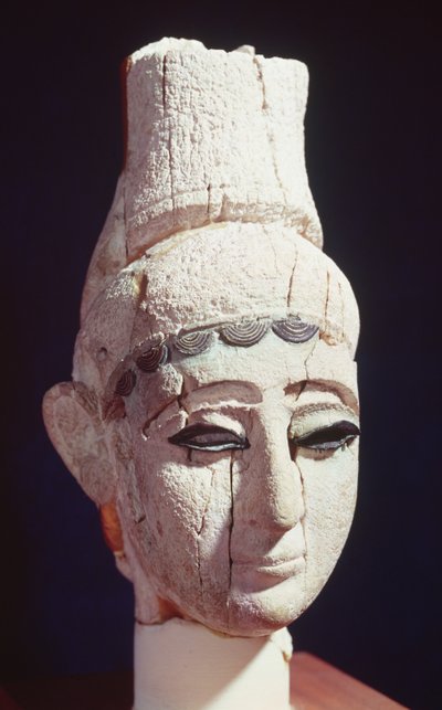 Głowa Księcia lub Księżniczki Ugarit (patrz także 110898-99) autorstwa Phoenician