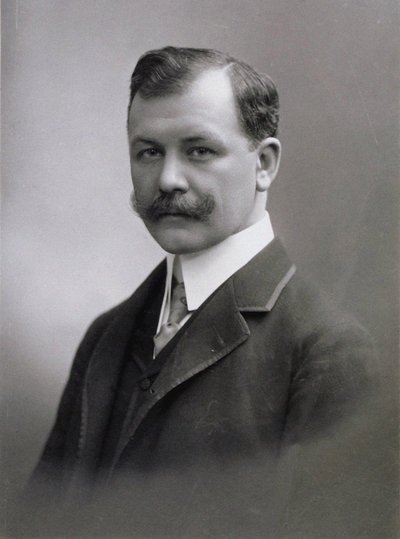 Portret kompozytora Franza Lehára 1870-1948. autorstwa Photo studio C. Pietzner.