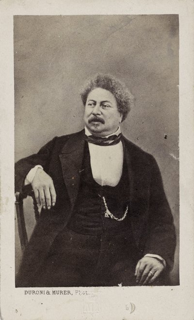Autor Alexandre Dumas ojciec 1802-1870, 1870. autorstwa Photo studio Duroni and Murer.
