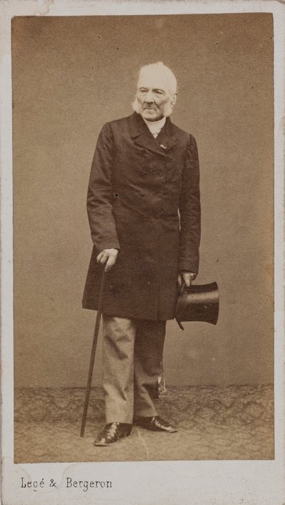 Portret kompozytora Gustawa Vogta 1781-1870. autorstwa Photo studio Legé and Bergeron.