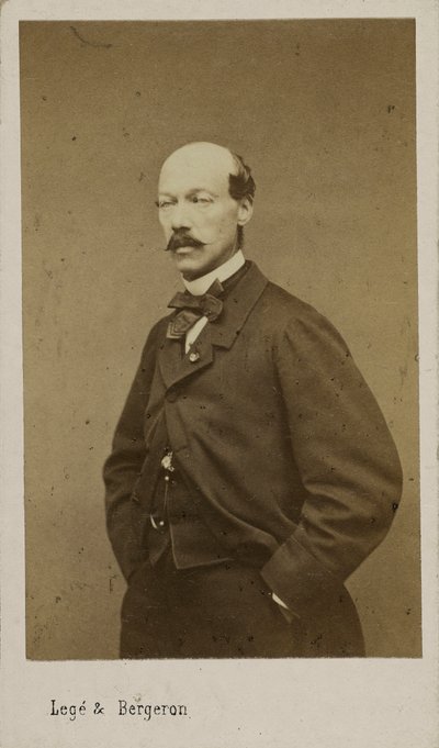 Portret kompozytora Alexandre Batty 1816-1902, ok. 1930 r. 1880. autorstwa Photo studio Legé and Bergeron.