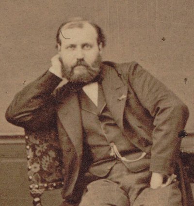 Portret kompozytora Charlesa Gounoda 1818-1893, 1875. autorstwa Photo studio Mayer and Pierson.