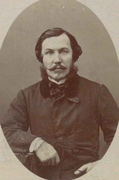 Portret pianisty i kompozytora Alfreda Quidanta 1815-1893. autorstwa Photo studio Nadar.