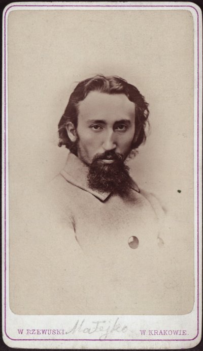 Portrait of Jan Matejko 1838-1893, c. 1880. autorstwa Photo studio Waleri Rzewuski.