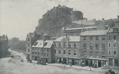 Zamek w Edynburgu, 1910 autorstwa Photochrom Co Ltd of London