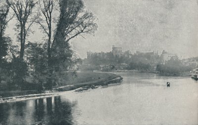 Zamek Windsor, 1910 autorstwa Photochrom Co Ltd of London