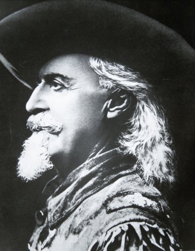 Buffalo Bill (1846-1917) (zdjęcie czarno-białe) autorstwa Photographer American