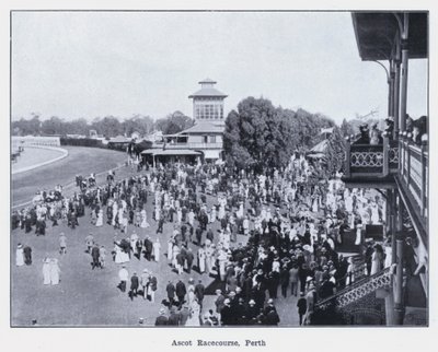 Tor wyścigowy Ascot, Perth (zdjęcie czarno-białe) autorstwa Photographer Australian