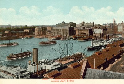 Circular Quay, Sydney (kolorowe zdjęcie) autorstwa Photographer Australian