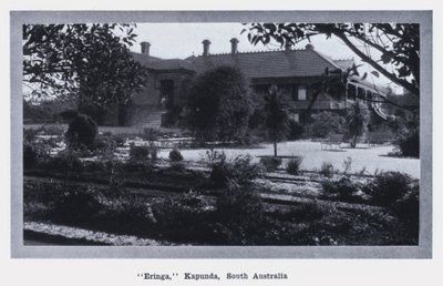 „Eringa”, Kapunda, Australia Południowa (zdjęcie czarno-białe) autorstwa Photographer Australian