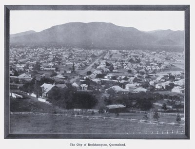 Miasto Rockhampton, Queensland (zdjęcie czarno-białe) autorstwa Photographer Australian