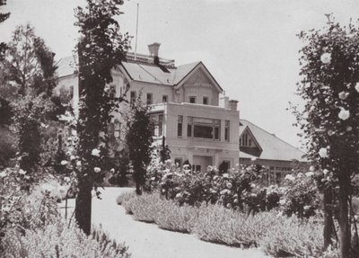 "Yarralumla", rezydencja generalnego gubernatora, Canberra (zdjęcie czarno-białe) autorstwa Photographer Australian