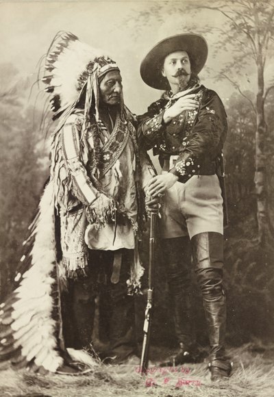 Siedzący Byk i Buffalo Bill autorstwa Photographer Canadian