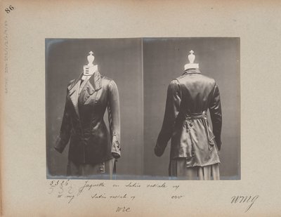 Strona albumu: House of Worth, Jacket autorstwa Photographer French