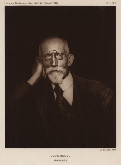 Ernest Marie Louis Bedel, francuski entomolog (zdjęcie czarno-białe) autorstwa Photographer French