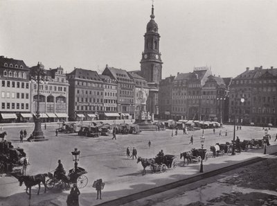Altmarkt (zdjęcie czarno-białe) autorstwa Photographer German