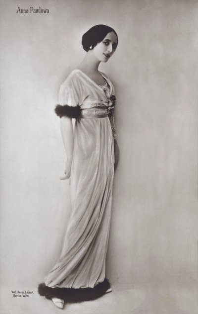 Anna Pavlova (zdjęcie czarno-białe) autorstwa Photographer German