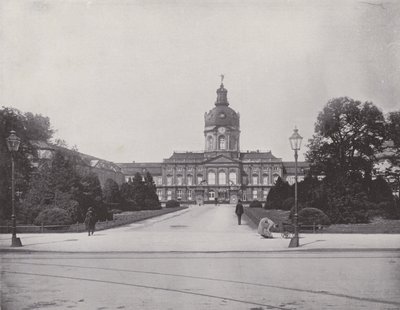 Charlottenburg, Pałac Miejski (zdjęcie czarno-białe) autorstwa Photographer German