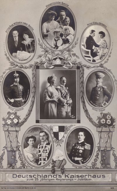 Dom Cesarski w Niemczech (zdjęcie czarno-białe) autorstwa Photographer German