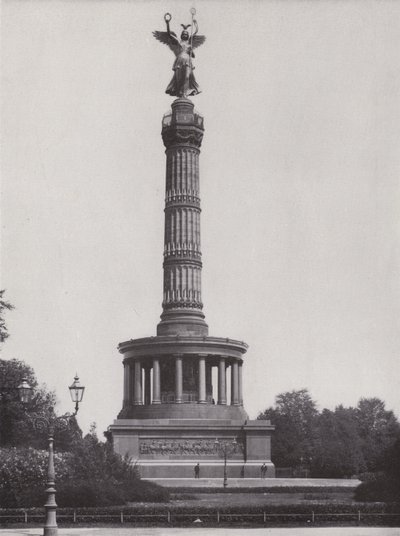 Die Siegessaule (zdjęcie czarno-białe) autorstwa Photographer German