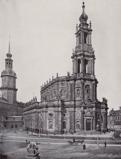 Katolicki Kościół Dworski (zdjęcie czarno-białe) autorstwa Photographer German