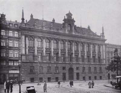 Lipsk: Grassi-Museum (zdjęcie czarno-białe) autorstwa Photographer German