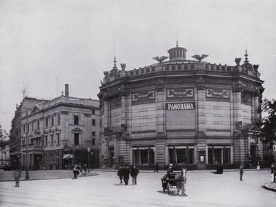 Lipsk: Panorama (zdjęcie czarno-białe) autorstwa Photographer German