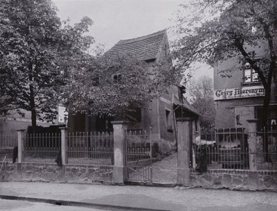 Lipsk: Schillerhaus w Gohlis (zdjęcie czarno-białe) autorstwa Photographer German