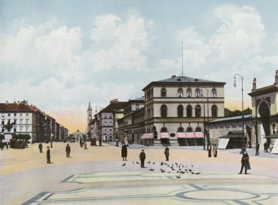 Monachium/Monachium: Odeonsplatz U Ludwigstrasse (zdjęcie) autorstwa Photographer German
