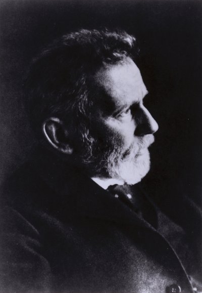 Paul Ehrlich, niemiecki lekarz i naukowiec (zdjęcie czarno-białe) autorstwa Photographer German