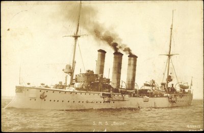 Okręty wojenne Niemcy, S. M. S. Berlin autorstwa Photographer German