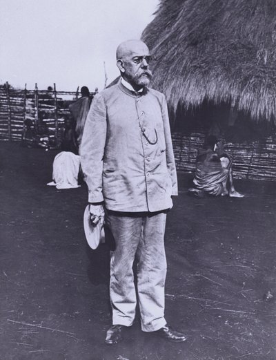 Robert Koch, niemiecki lekarz i bakteriolog, w Afryce autorstwa Photographer German