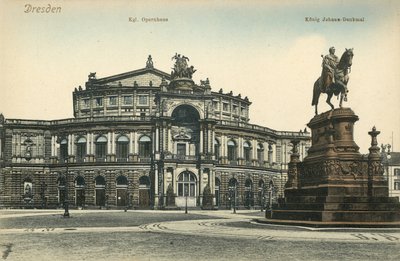 Opera, Drezno (zdjęcie kolorowe) autorstwa Photographer German