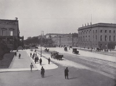 Unter Den Linden (zdjęcie czarno-białe) autorstwa Photographer German