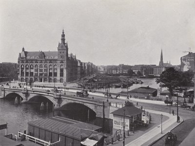 Waisenbrücke (zdjęcie czarno-białe) autorstwa Photographer German