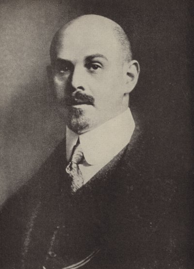 Walther Rathenau, niemiecki przemysłowiec i polityk (zdjęcie czarno-białe) autorstwa Photographer German