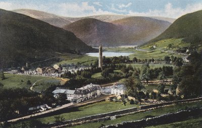 Irlandia: Glendalough, hrabstwo Wicklow (kolorowe zdjęcie) autorstwa Photographer Irish