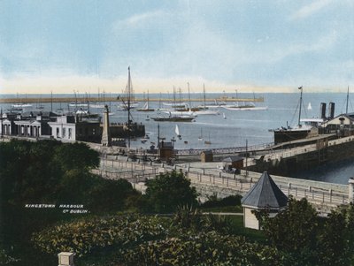 Port Kingstown, Co Dublin (kolorowe zdjęcie) autorstwa Photographer Irish