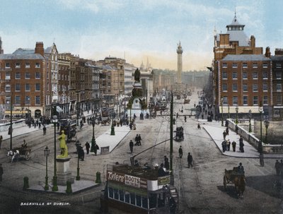 Sackville Street, Dublin (kolorowe zdjęcie) autorstwa Photographer Irish