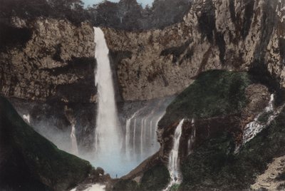 Japonia, ok. 1912: Upadek Kegon, Nikko (zdjęcie) autorstwa Photographer Japanese