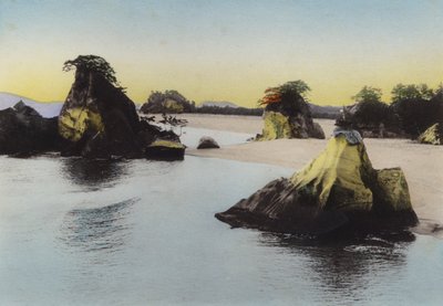 Japonia, ok. 1912: Matsushima, na Morzu Śródlądowym jedna z trzech znanych scen Japonii (zdjęcie) autorstwa Photographer Japanese
