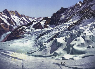 Jungfrau Railway, na stacji Eismeer (zdjęcie) autorstwa Photographer Swiss