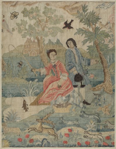 Haft Petit Point, ok. 1900 r. 1937. autorstwa Phyllis Dorr