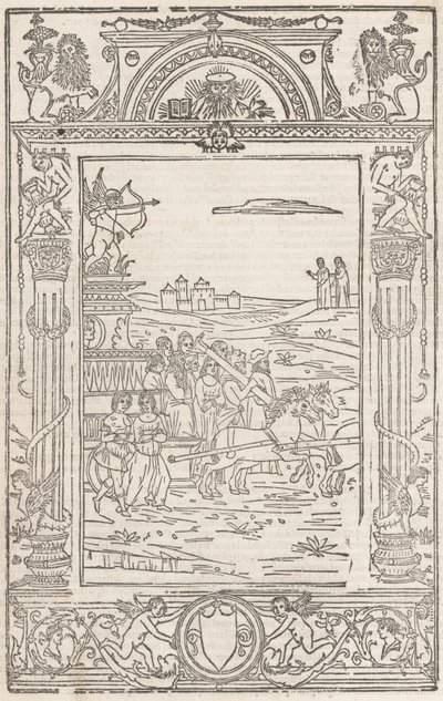 Opera..Triumphi, Sonnets, & Canzone.., 15 lutego 1508. autorstwa Pico Master