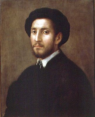 Portret mężczyzny, ok. 1530-40 (panel) autorstwa Pier Francesco Foschi