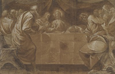 Ostatnia Wieczerza, ok. godz. 1608. autorstwa Pier Francesco Mazzucchelli