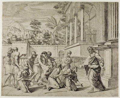 Józef i jego bracia autorstwa Pier Francesco Mola