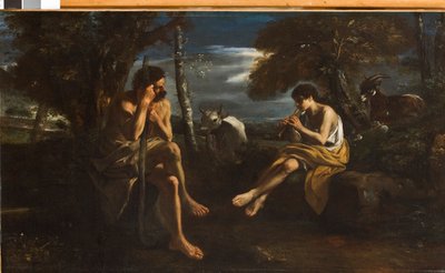 Merkury usypia Argusa, ok. 1645-55 autorstwa Pier Francesco Mola